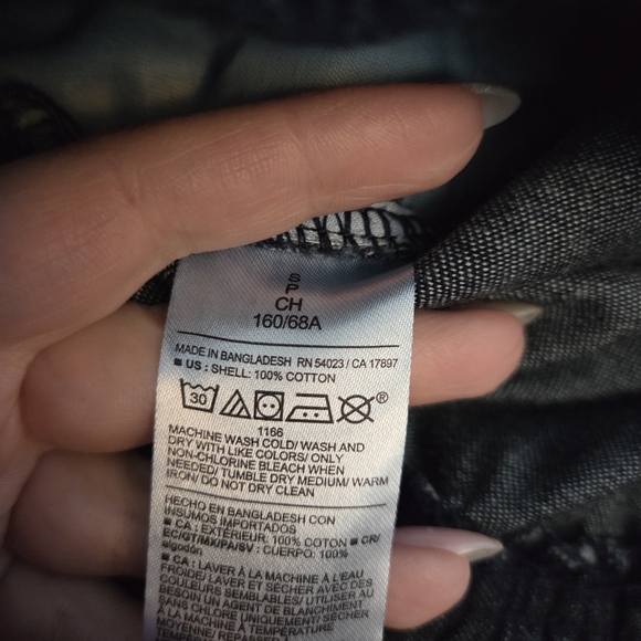 Faux Denim Tie Waist Women's Panta - Picture 5 of 6